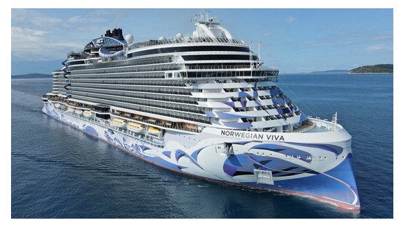 Κατάπλους Κρουαζιεροπλοίου «NORWEGIAN VIVA»