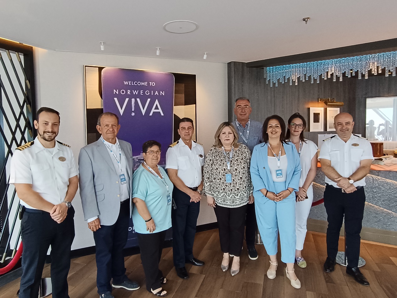 Ο ΟΛΒ υποδέχτηκε το κρουαζιερόπλοιο NORWEGIAN VIVA