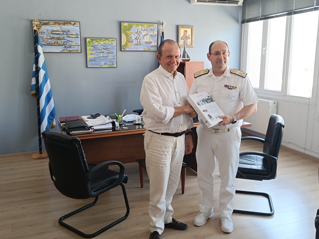 Εθιμοτυπική επίσκεψη του Β’ Υπαρχηγού του Λιμενικού Σώματος στον Οργανισμό Λιμένος Βόλου